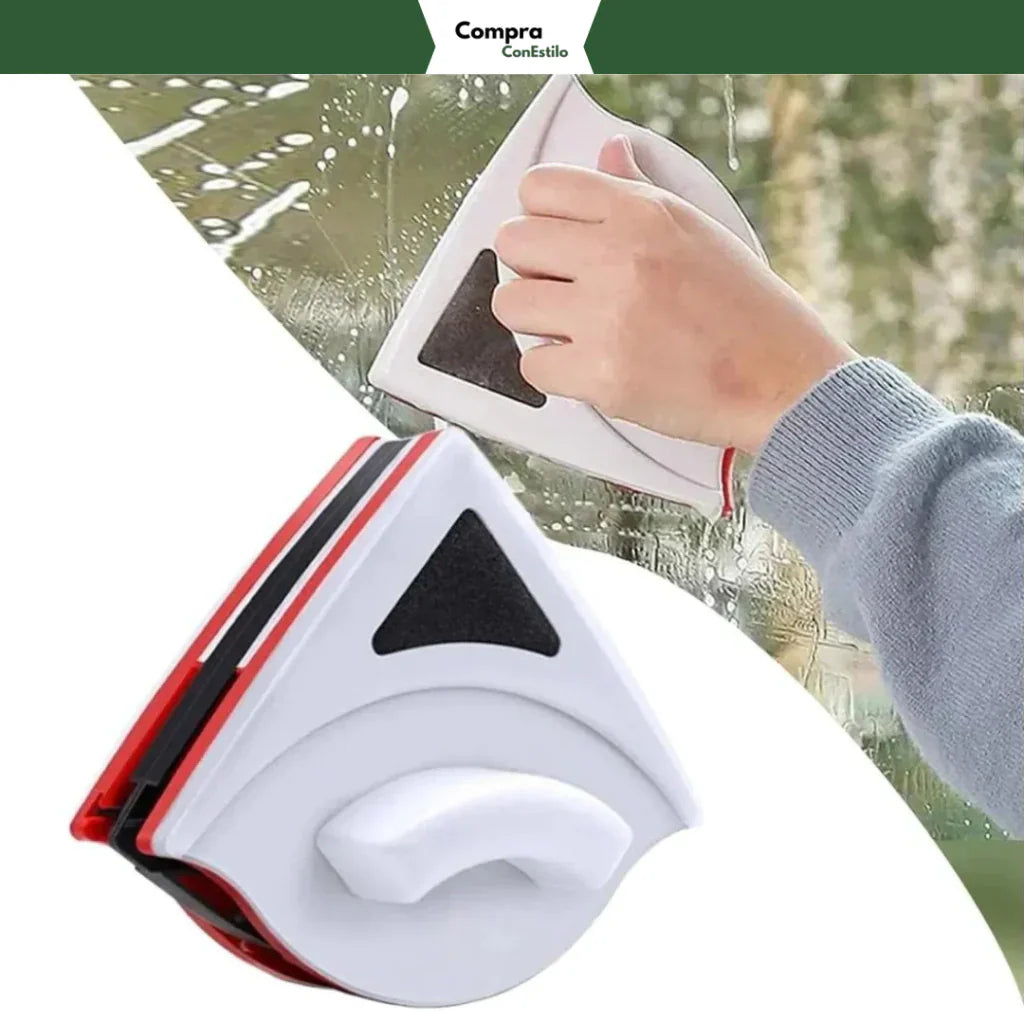 🧽 Limpia Vidrios Magnetico + ENVÍO GRATIS