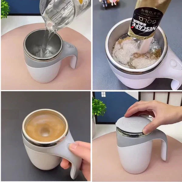☕ TAZA AUTOMEZCLADORA + ENVÍO GRATIS 🚚