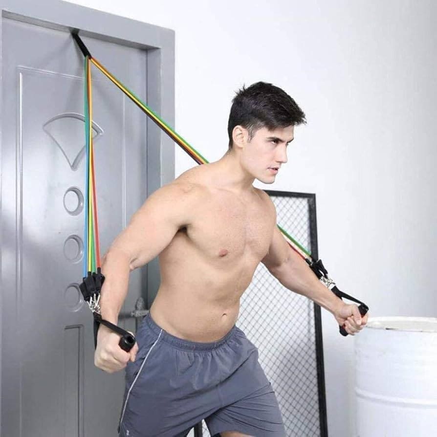 🏋️ KIT DE ENTRENAMIENTO 11 PIEZAS – GIMNASIO COMPLETO EN CASA (50KG) + ENVÍO GRATIS 🚚