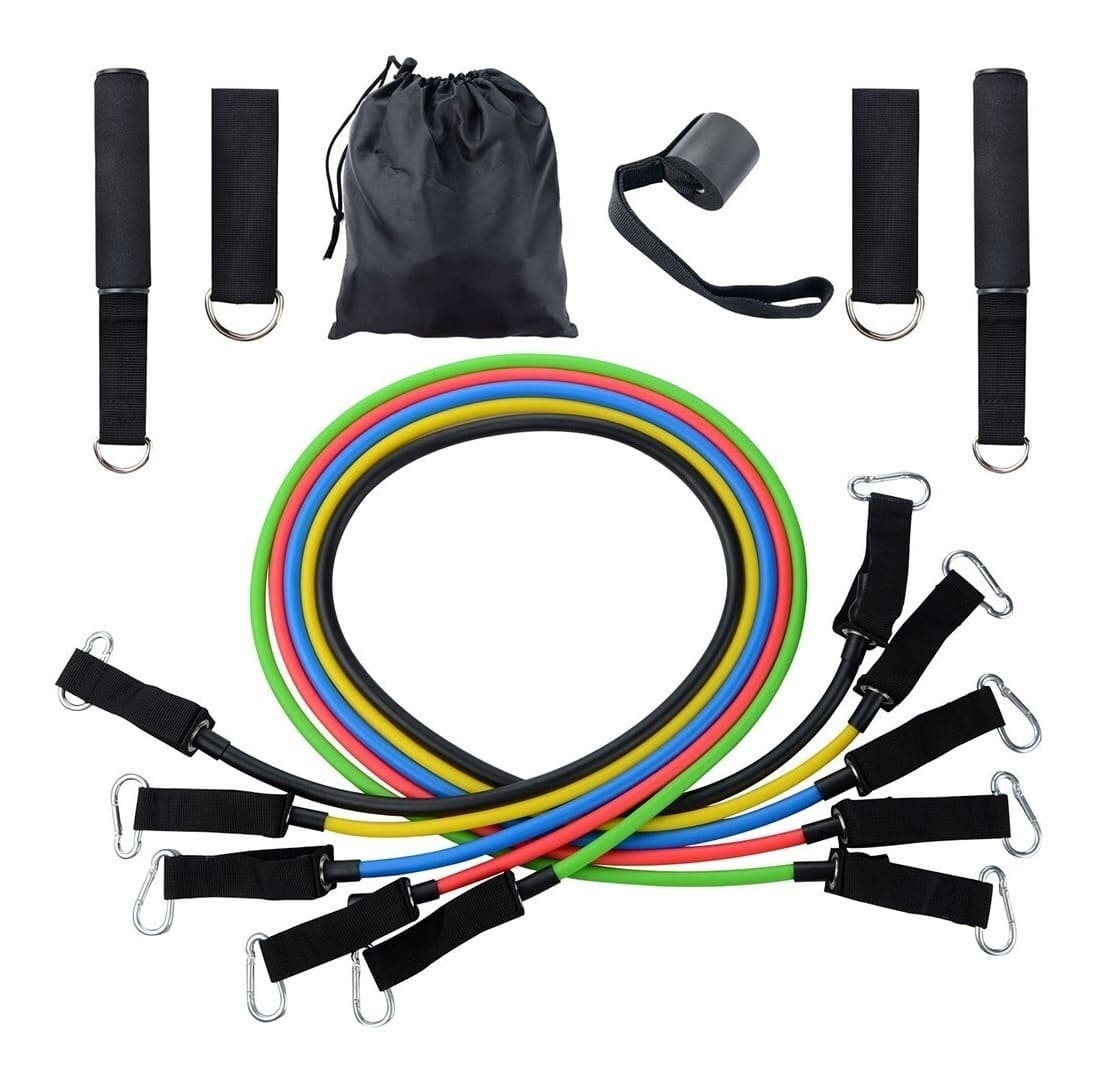 🏋️ KIT DE ENTRENAMIENTO 11 PIEZAS – GIMNASIO COMPLETO EN CASA (50KG) + ENVÍO GRATIS 🚚