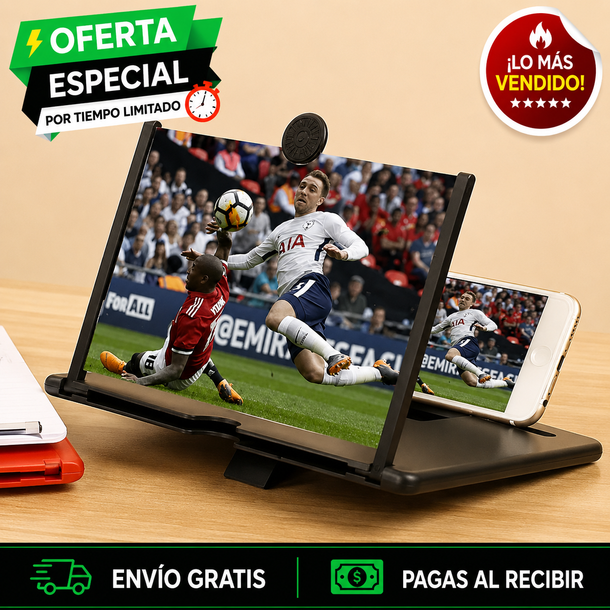 🖥️ Amplificador de Pantalla Ultra HD para Celular + ENVIO GRATIS 🚚